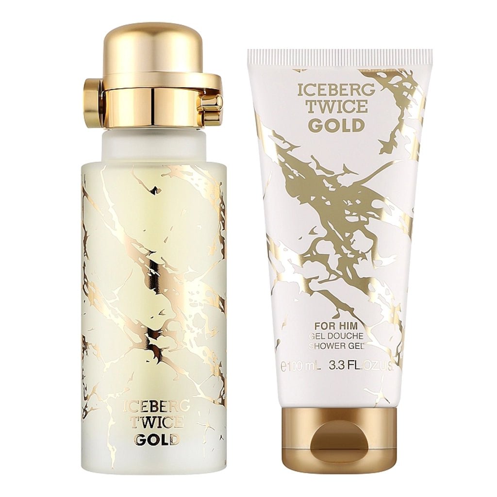 Twice Gold Eau de Toilette Uomo Confezione Regalo con Gel Doccia - GL Parfum